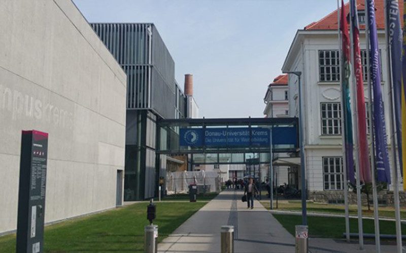 Chiropraktik Campus Krems Außenansicht der Donau-Universität Krens
