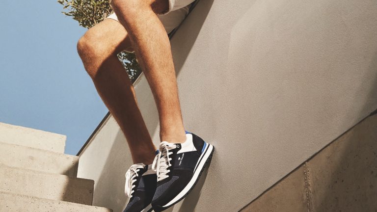 black sneaker